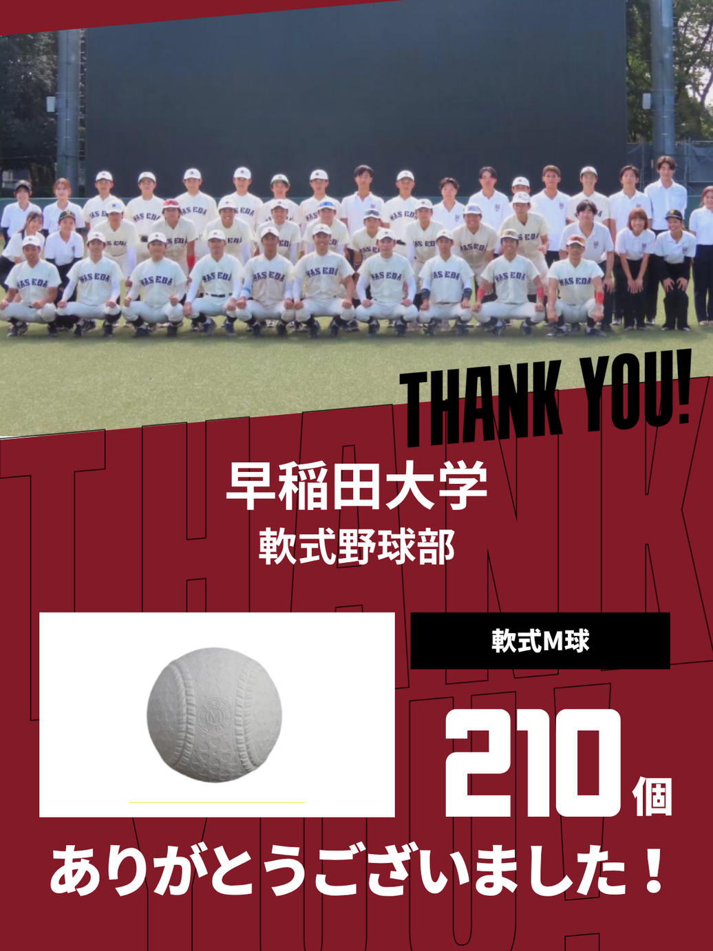 CHEER UP! for 早稲田大学 軟式野球部 vol.2