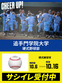 CHEER UP! for 追手門学院大学　硬式野球部