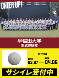 CHEER UP! for 早稲田大学　軟式野球部 vol.2