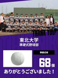 CHEER UP! for 東北大学　準硬式野球部